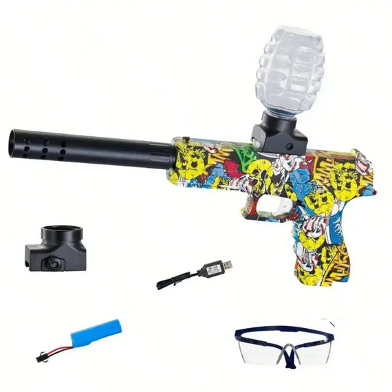 Орбібольний автомат Water gun AND на акумуляторі з гелевими кульками, дитячий пістолет із гідрокульками | Зображення 4