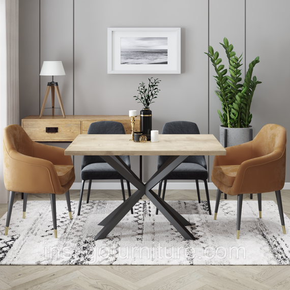 Каркас для стола из металла 850×450mm, H=730mm | Зображення 1