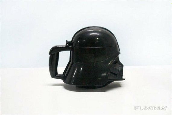 Чашка Бокал Кружка Пластиковая Star Wars 3D Plastic Дарт Вейдер (Черная) | Зображення 1