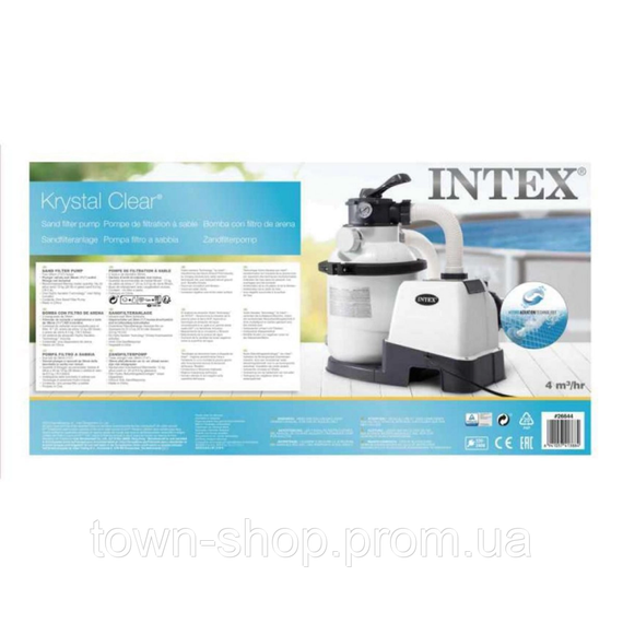 Песочный фильтр-насос Intex 26644, 4500 л/ч | Зображення 2