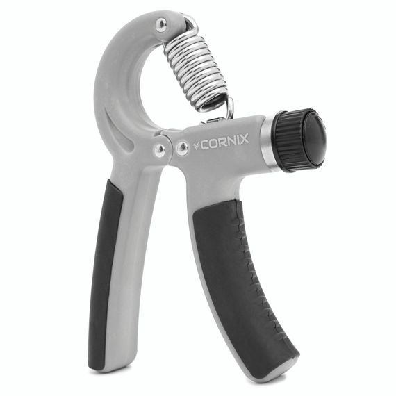 Еспандер кистьовий Cornix 5-60 кг з регульованим навантаженням XR-0383 Grey/Black