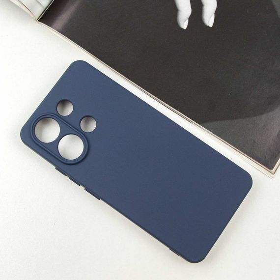 Чехол Silicone Cover Lakshmi Full Camera (AA) для Xiaomi Redmi Note 13 5G Синий / Midnight Blue | Зображення 1