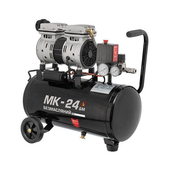 Компресор 50л, вертикальний, 1.5 кВт, 220 В, 8 aтм, 206 л/хв INTERTOOL PT-0019 | Зображення 1