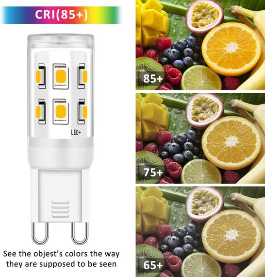 Світлодіодна лампа Ugvmn G9 4 Вт, еквівалентна галогенним лампам 15 Вт, 20 Вт, 25 Вт, світлодіодна лампа, 10 | Зображення 1
