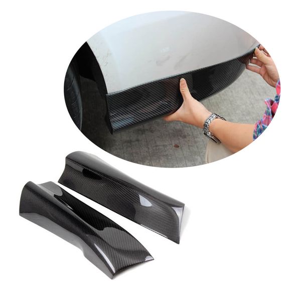 Накладки на задній бампер Flap (для Base 2011-2015, Карбон) для Ауди A4 B8 рр