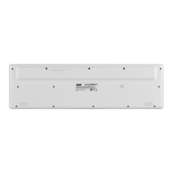 Клавіатура 2E KS260 106key Wireless UA White (2E-KS260WWH_UA) | Зображення 1