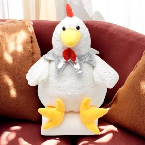 Іграшка-плед 3в1 Курочка 45см 28613 Біла