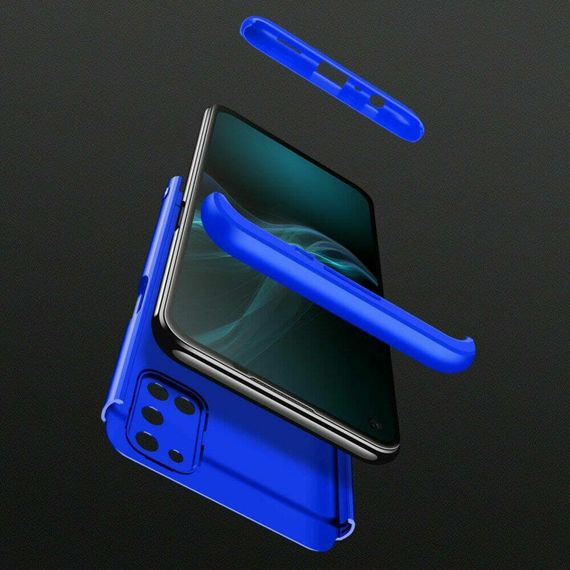 Чохол GKK 360 градусів для Oppo A52 колір Синій | Зображення 4