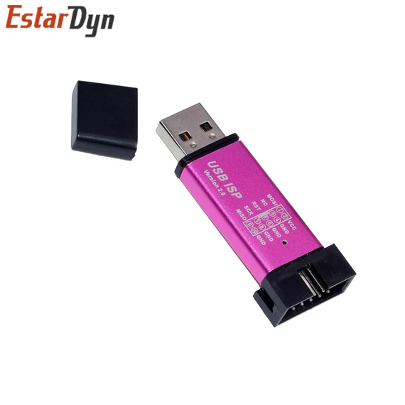 USB ISP програматор USBASP в алюмінієвому корпусі для AVR і 51 | Зображення 2
