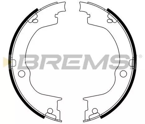 Колодки ручного гальма Opel Antara 06-/Chevrolet Captiva 06- (Akebono), Bremsi (GF0360) | Зображення 2