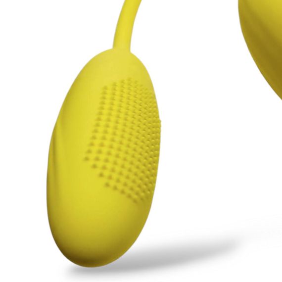 Вагінально-кліторальний вібратор "The Tide bird", вакуум, вібрація, колір жовтий sexstyle | Зображення 2