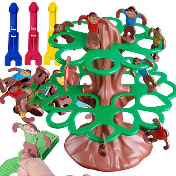 Настольная интерактивная игра Ummi 707-31 Jumping Monkeys Game Brown / Green | Зображення 5