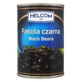 Фасоль чорна (боби) консервовані Fasola Helcom, 400 г у ж/б, Польща