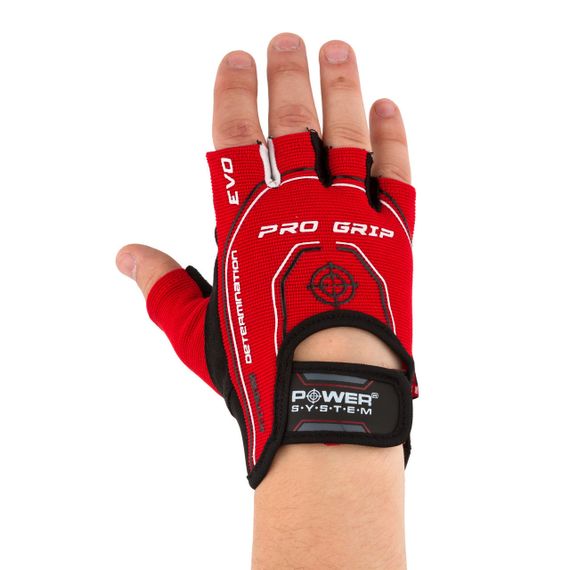 Рукавички для фітнесу Power System PS-2250E Pro Grip EVO Red L | Зображення 3