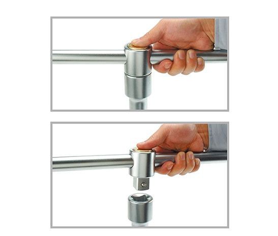 Набор головок с трещоткой TOPTUL 3/4" 17ед (6-гр) GCAI1701 | Зображення 6
