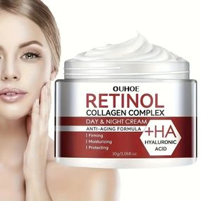 Крем с гиалуроновой кислотой против старения ночной и дневной OUHOE Retinol Collagen Complex Cream 30 г