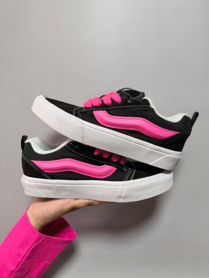 Кросівки Vans Knu Skool Black Pink весна / літо / осінь R174 40 25.5 | Зображення 4