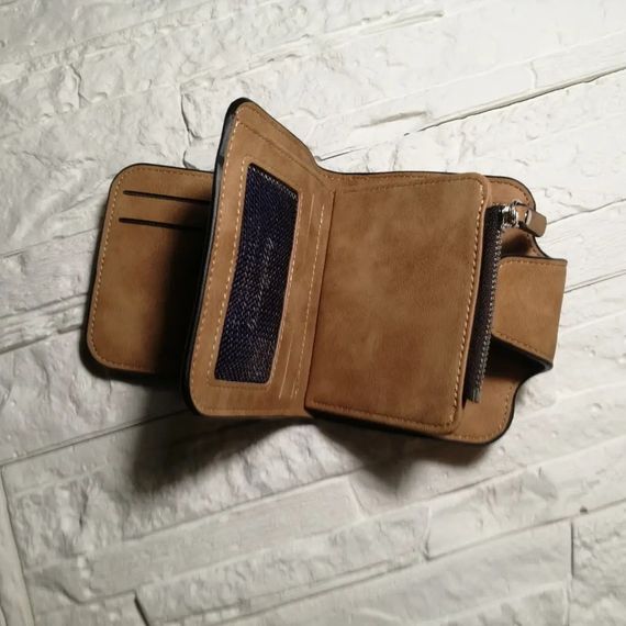 Розкладний жіночий шкіряний гаманець Baellerry N2346, Компактний гаманець для дівчинки QR-33 | Зображення 6