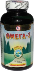 Омега-3, Omega-3, Healthyway Production Inc, 120 желатинових капсул