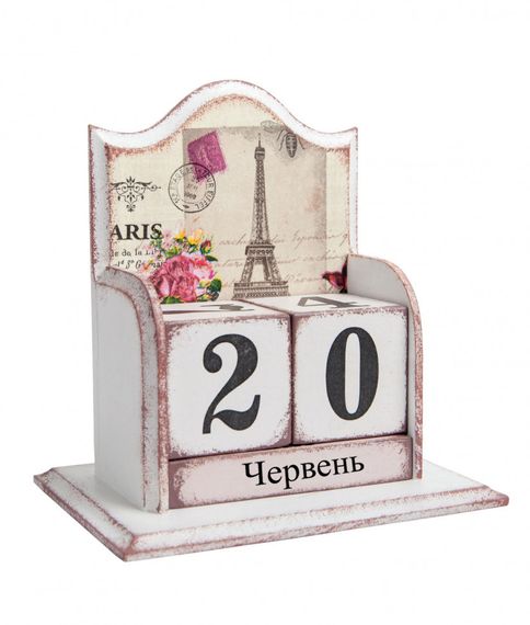 Дитячий набір для творчості. Декупаж "Вічний календар" (Д-001) D-001 календар кубик | Зображення 1