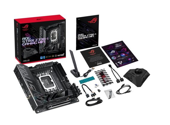 Материнcкая плата ASUS ROG STRIX Z790-I GAMING WIFI s1700 Z790 2xDDR5 M.2 HDMI Thunderbolt Wi-Fi BT mITX 90MB1CM0-M0EAY0 | Зображення 1