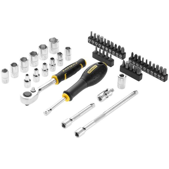 Набір торцевих головок 1/4 FATMAX® Maxi Drive, шестигранних, 48 предметів STANLEY FMMT98101-0 | Зображення 1