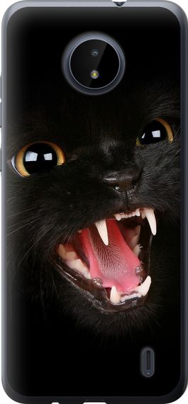 Чехол на Nokia C20 Чёрная кошка "932u-2510-17620"