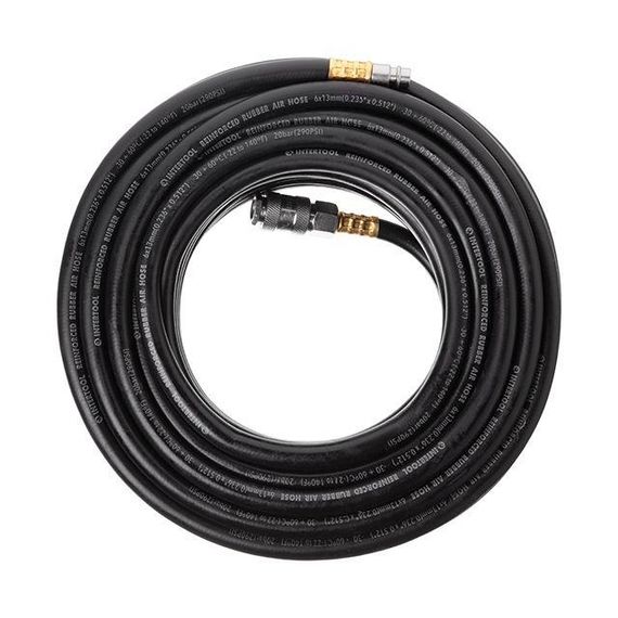 Шланг гумовий повітряний армований STORM, 20 атм, 20 м, 6*13 мм INTERTOOL PT-1721 | Зображення 1