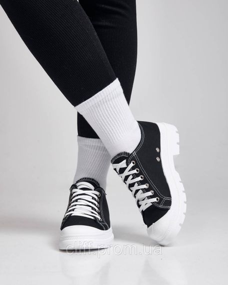 Кеды unisex OSTIN чёрные 37 | Зображення 7