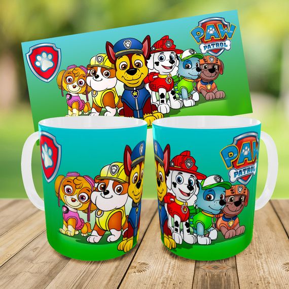 Набор детский Щенячий патруль рюкзак 36х27см сумка-бананка,кружка с принтом для мальчика (01631) | Зображення 8