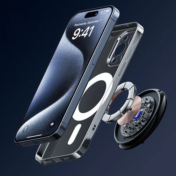 БЗП Acefast E19 Qi2 desktop 3-in-1 Black | Зображення 5