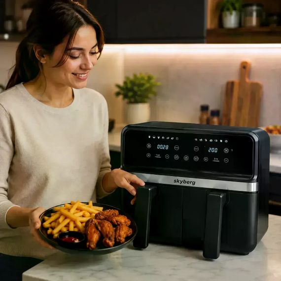 Аэрофритюрница Skyberg SB-317 10 л 4800 Вт | Зображення 1