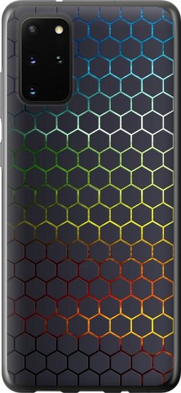 Чехол на Samsung Galaxy S20 Plus Переливающиеся соты "498u-1822-17620"