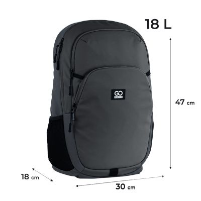 Рюкзак шкільний GoPack Education Teens 185 темно-сірий (GO25-185L-1) | Зображення 7