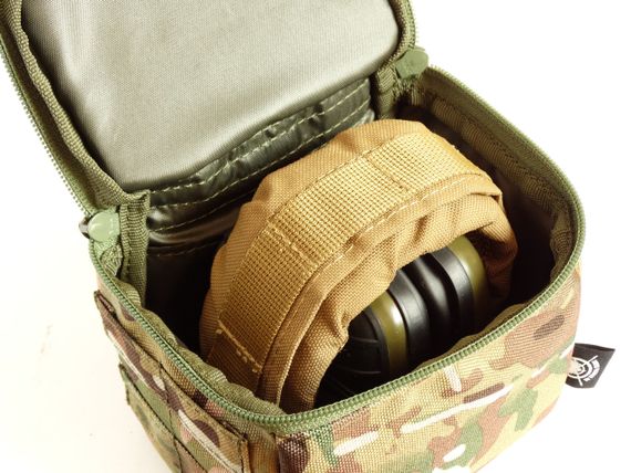 Підсумок захисний для тактичних активних навушників на MOLLE Multicam | Зображення 7