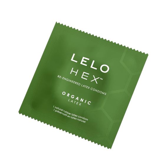 Презервативи LELO HEX Condoms Organic 3 Pack, тонкі та суперміцні Sex Aura | Зображення 2