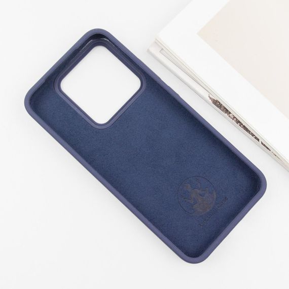 Чехол Silicone Cover Lakshmi (AAA) для Xiaomi 14 Pro Темно-синий / Midnight blue | Зображення 3