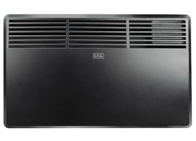 Конвекторный обогреватель BLACK+DECKER 1200 Вт, площадь обогрева 12 кв.м., напольный//настенный, черный (BXCSH1200E)