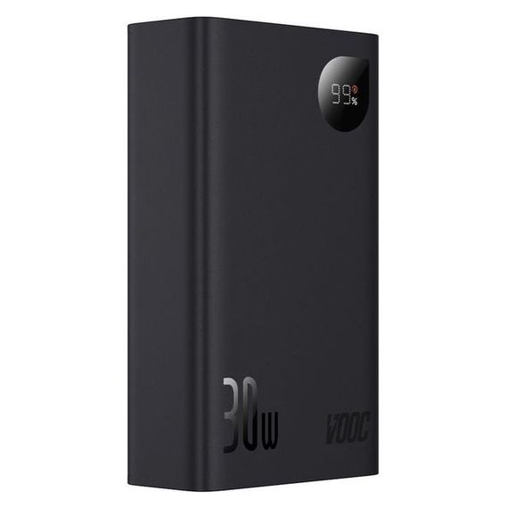 Портативний ЗП Power Bank Baseus Adaman2 Digital Display 30W VOOС OS 20000 mAh (PPAD050101) Black | Зображення 2