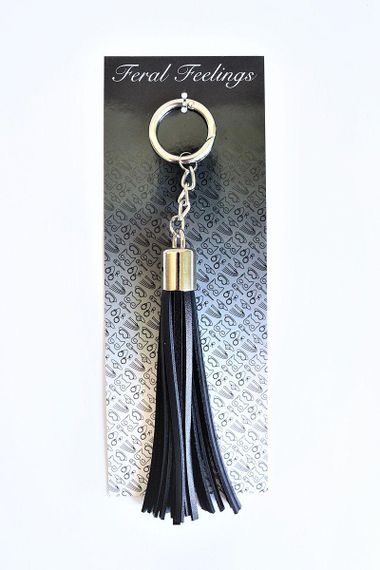 Брелок Флоггер Черный Sex Aura | Зображення 1