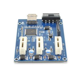 Cплиттер-разветвитель-хаб PCI-e x 1 на 3 порта х 1,BOX