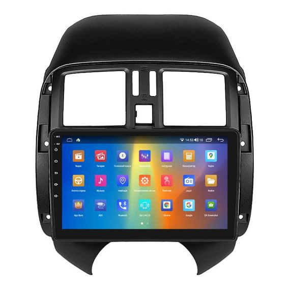 Штатная магнитола 9" Lesko для Nissan Latio I (N17) Рестайлинг 2014-2016 2/32Gb CarPlay 4G Wi-Fi GPS Prime | Зображення 1