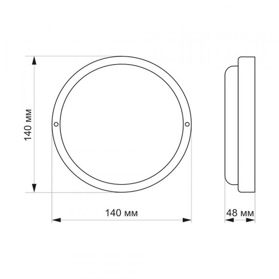 LED світильник вологозахищений круглий TITANUM 12W 6500K TL-BHR-126 | Зображення 2