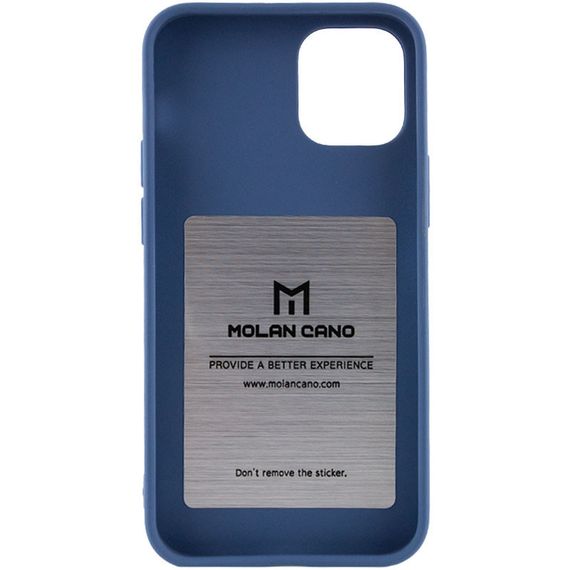 Уценка TPU чехол Molan Cano Smooth для Apple iPhone 12 mini (5.4") Эстетический дефект / Синий | Зображення 1