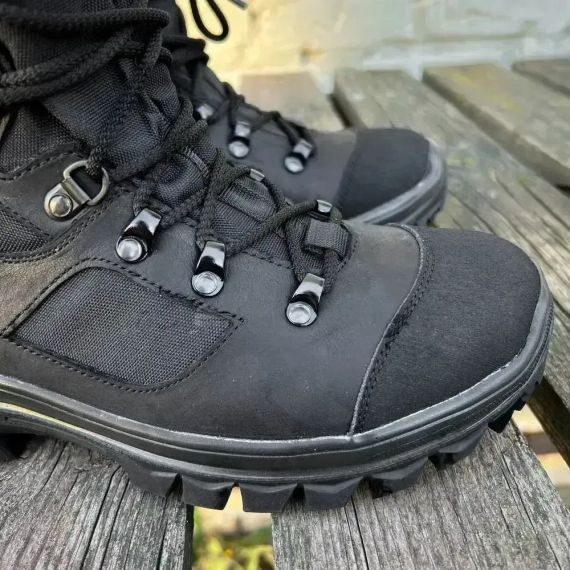 Берцы тактические демисезонные Stalker мембрана Gore-Tex черные | Зображення 8