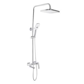 Душова система універсальна Qtap Tern на три споживача (з виливом) QTTER111CRM47591 Chrome