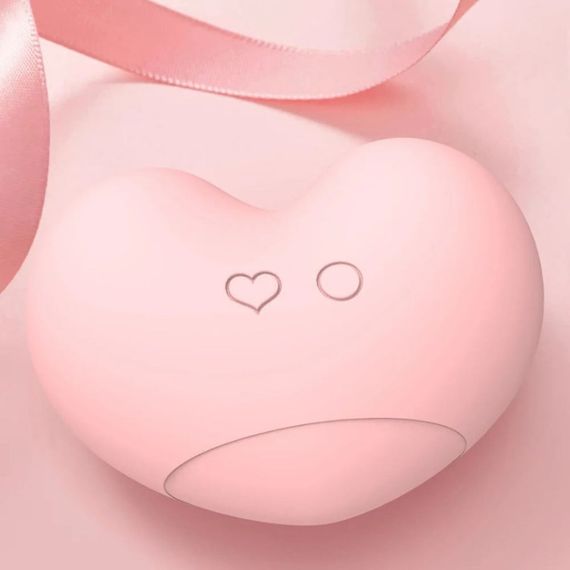 Клиторальный вакуумный стимулятор с язычком BeYourLover Heart в форме сердца, розовый sexstyle | Зображення 13