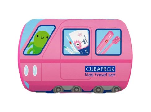 Дорожній набір для дітей CURAPROX Kids, рожевий