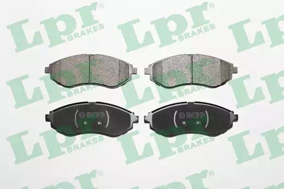 Колодки передні гальмівні Aveo, LPR (05P1080) (96534653) | Зображення 2