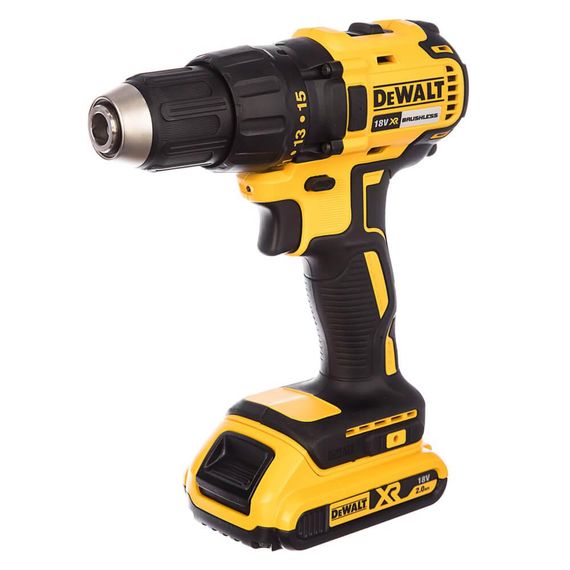 Дрель-шуруповерт аккумуляторная бесщеточная 65 Нм DeWALT DCD777D2T | Зображення 1